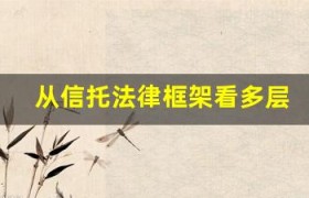 从信托法律框架看多层次治理模式视角下的运行机制