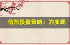 信托投资策略：为实现长期财务增长而选择信托