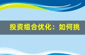 投资组合优化：如何挑选最佳资产类别以实现财务目标