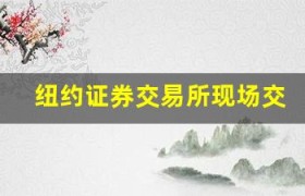 纽约证券交易所现场交易和电子交易有什么不同？