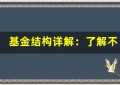 基金结构详解：了解不同类型基金的组成